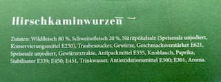 Hirschkaminwurzen_Zutaten