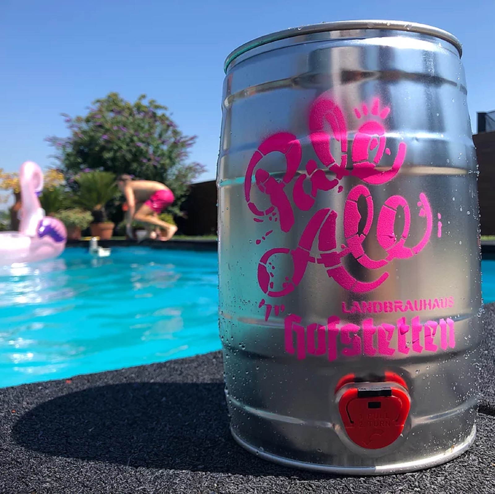 Hop in the name of Love Pale Ale Fass Dose Pink