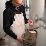 Kübelbier zapfen Keller