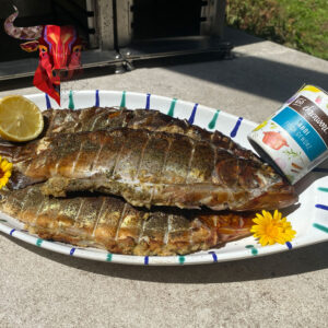 gegrillte forelle gefüllt mit kichererbsen grillkurs von achim astecker fleischesslust