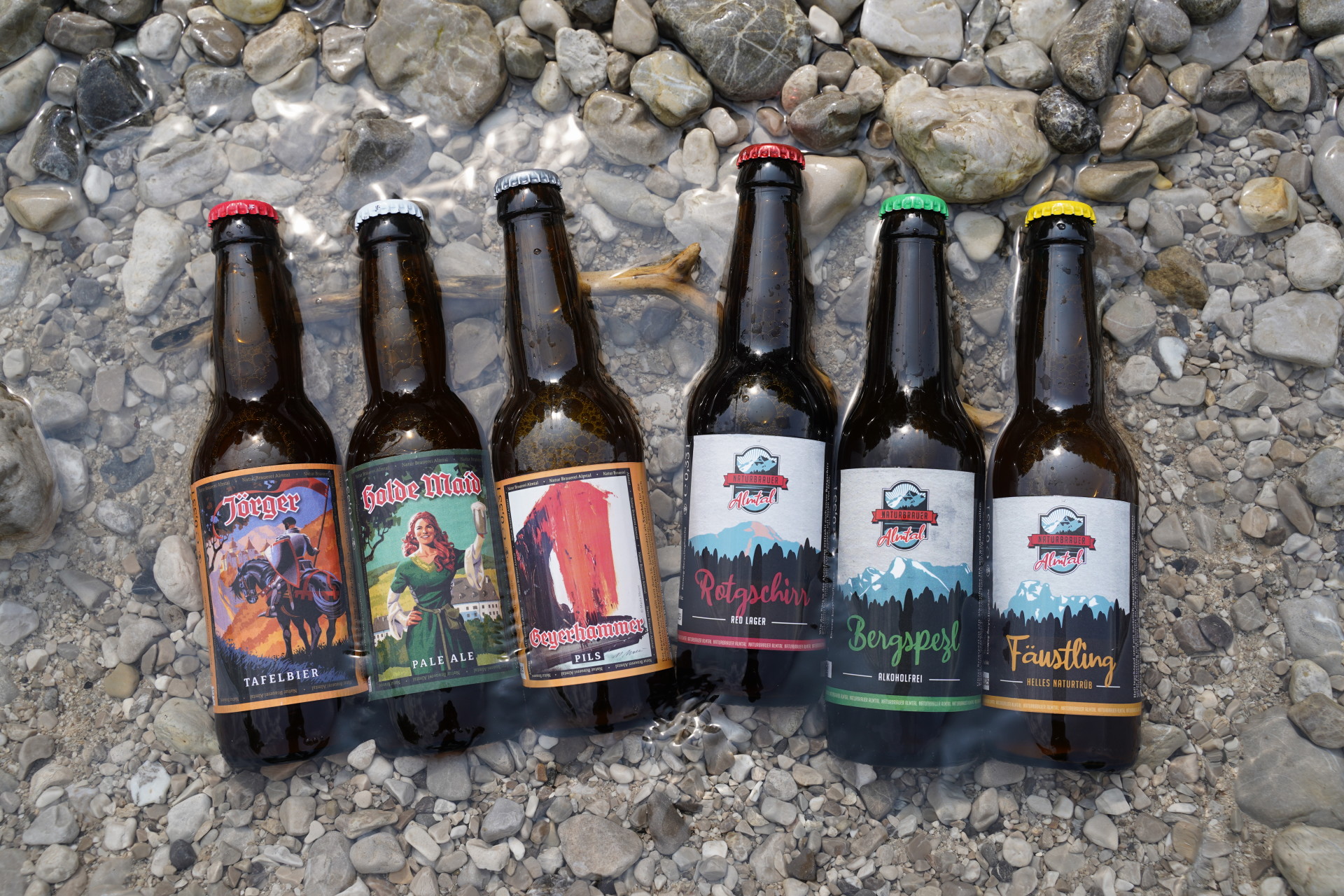 Biere Übersicht - in der Alm gekühlt